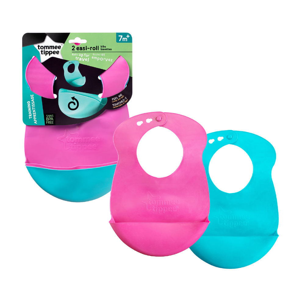 Babero de Silicona Tommee Tippee para Niña 2un