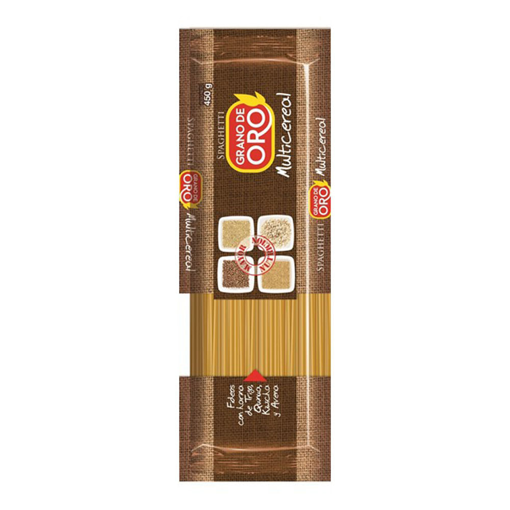 Spaghetti Multicereal Grano de Oro 450g