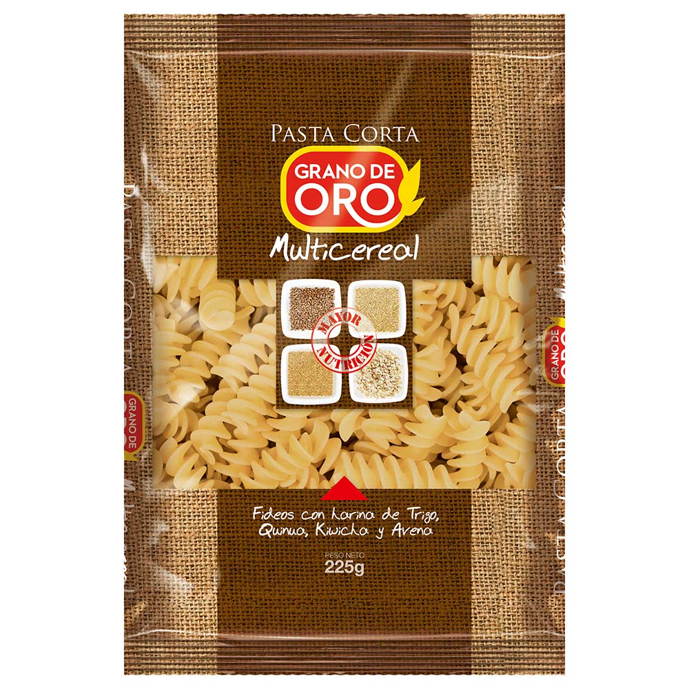 Pastina Multicereal Tornillo Grano de Oro 225g