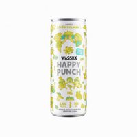 Bebida Ready to Drink Wasska Happy Punch Piña Colada Lata 355ml