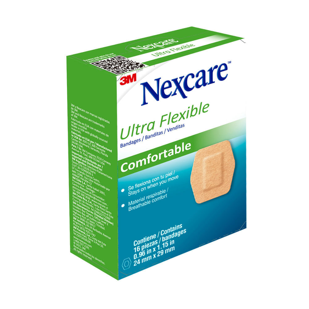 Banditas Flexibles Nexcare 16un