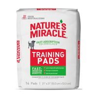 Pañales y Sabanillas Natures Miracles Training Pads 14un