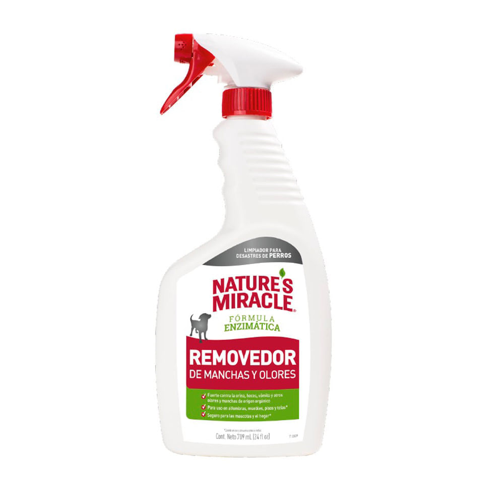 Remover Natures Miracles Manchas y Olores Perros 709ml