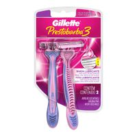 Máquina de Afeitar Desechable Gillette Prestobarba 3 2un