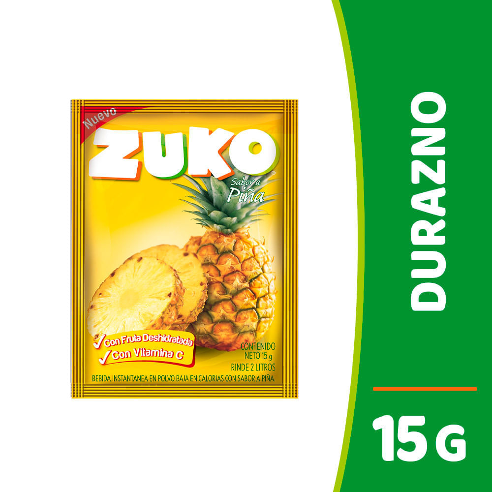Refresco Instantáneo Sabor Piña Sobre 15 g