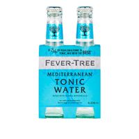 Pack x4 Agua Tonica Fever Tree Mediterranen de 200 ml c/u
