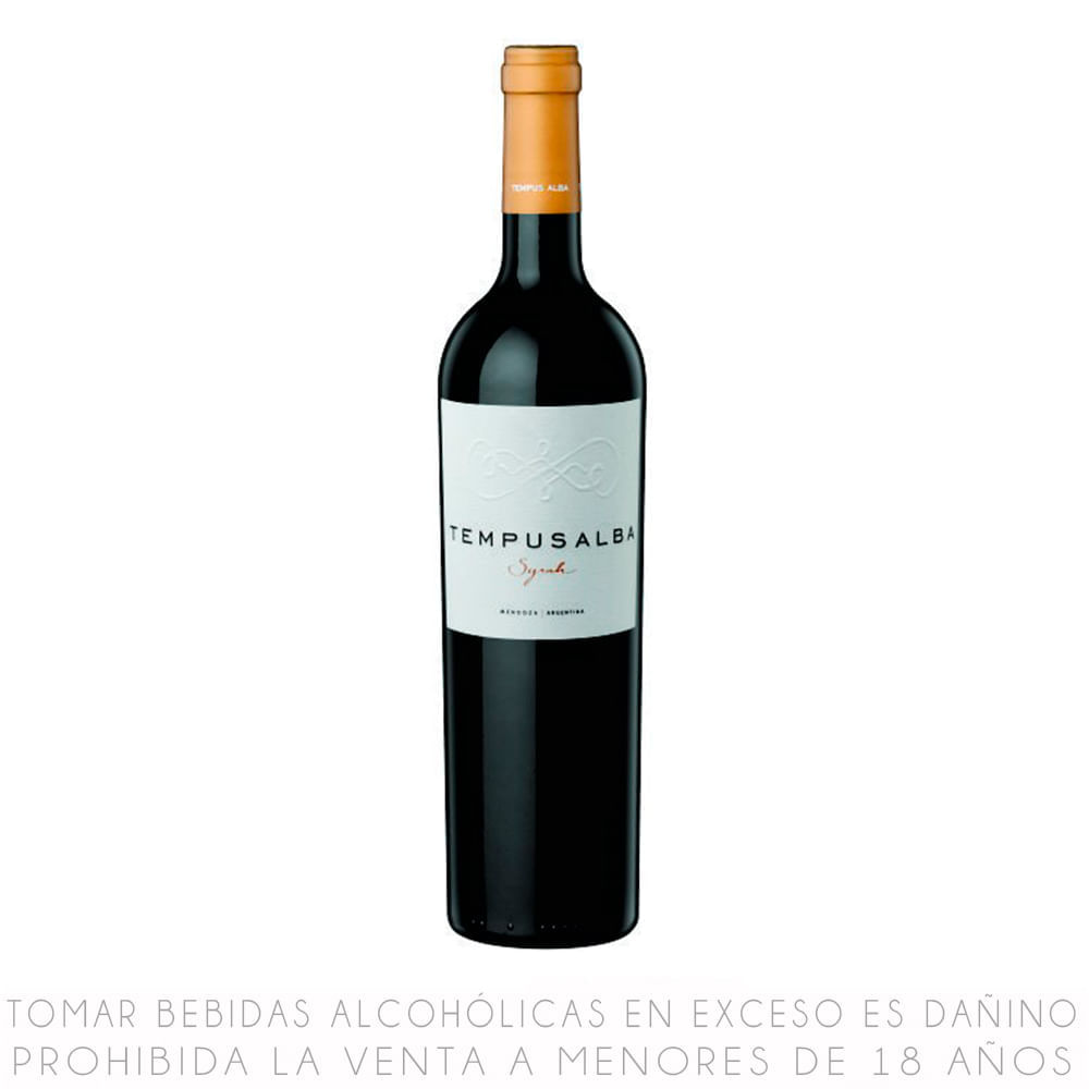 Vino Tinto Tempus Alba Syrah Botella 750 ml