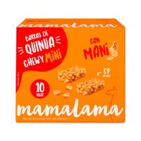 Barras de Quinua Mamalama Chewy Mini Maní 10un