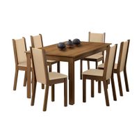 Comedor 6 Sillas M+Design Ana Rectangular