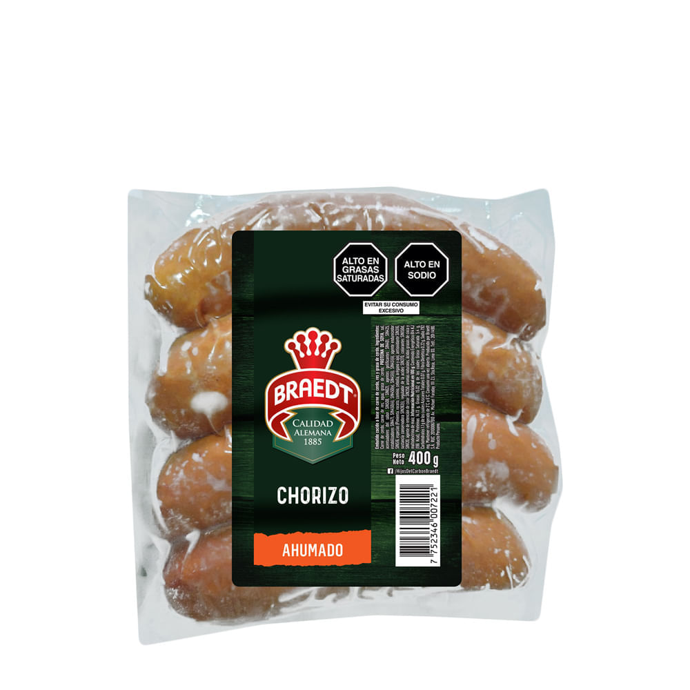 Chorizo Ahumado Braedt 400g