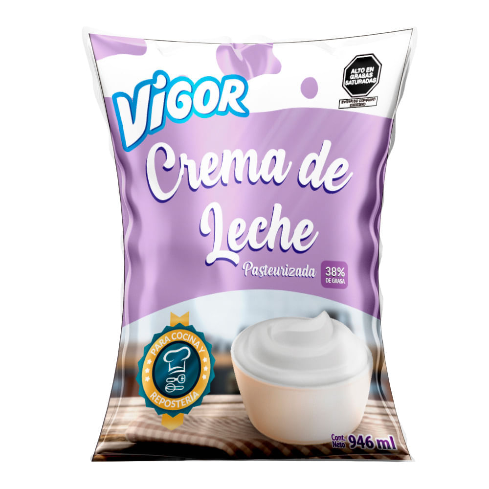 Crema de Leche Pasteurizada Vigor 946ml