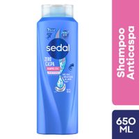 Shampoo 2 en 1 Sedal Zero Caspa 650ml
