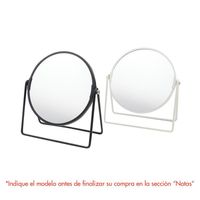Espejo Krea Metal Redondo Surtido 19.5x19.5x8cm