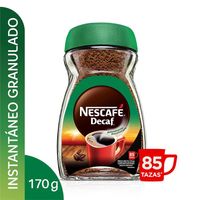 Café Instantáneo Nescafé Descafeinado 170g