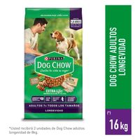 Twopack Alimento para Perros Dog Chow Longevidad 8kg
