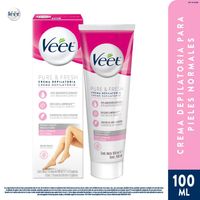 Crema Depilatoria Corporal Veet Pure & Fresh Piel Normal 100ml