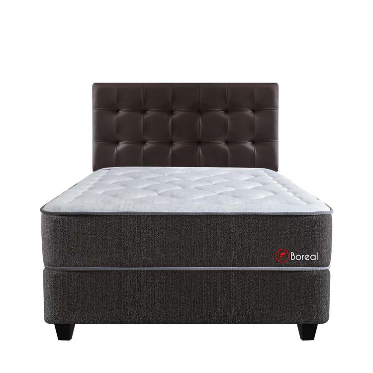 Forli Conjunto Box Tarima Boreal Pocket 2 Plazas + Cabecera + 2 Almohadas + Protector