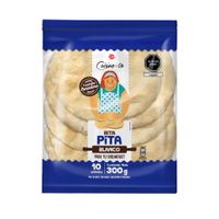 Pan Pita Blanco Cuisine & Co 10un