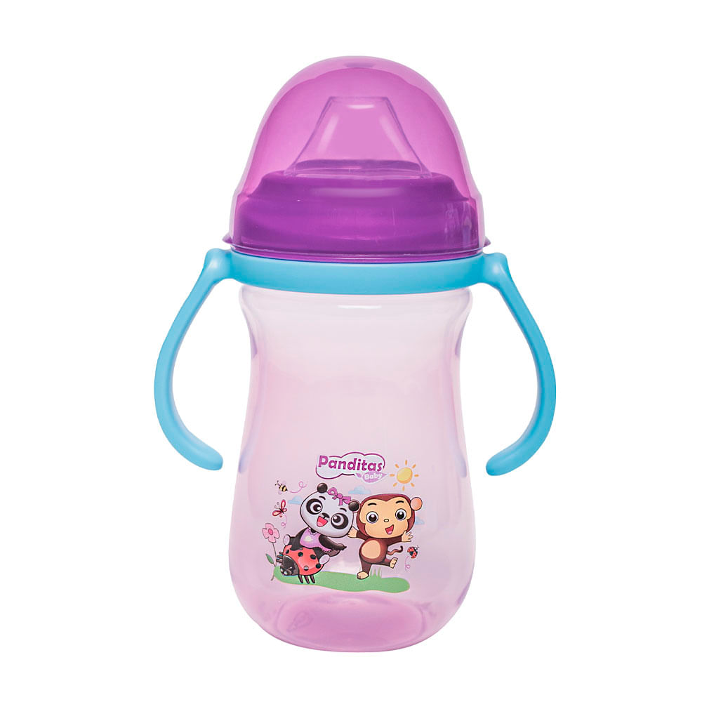 Tomatodo Sippy Panditas Baby Lila 340ml
