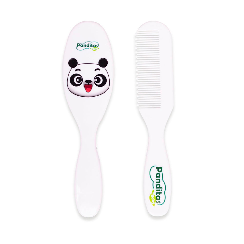 Set Peine y Cepillo Panditas Baby