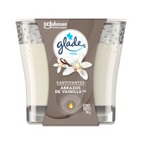 Ambientador Glade en vela Abrazos de Vainilla 96g