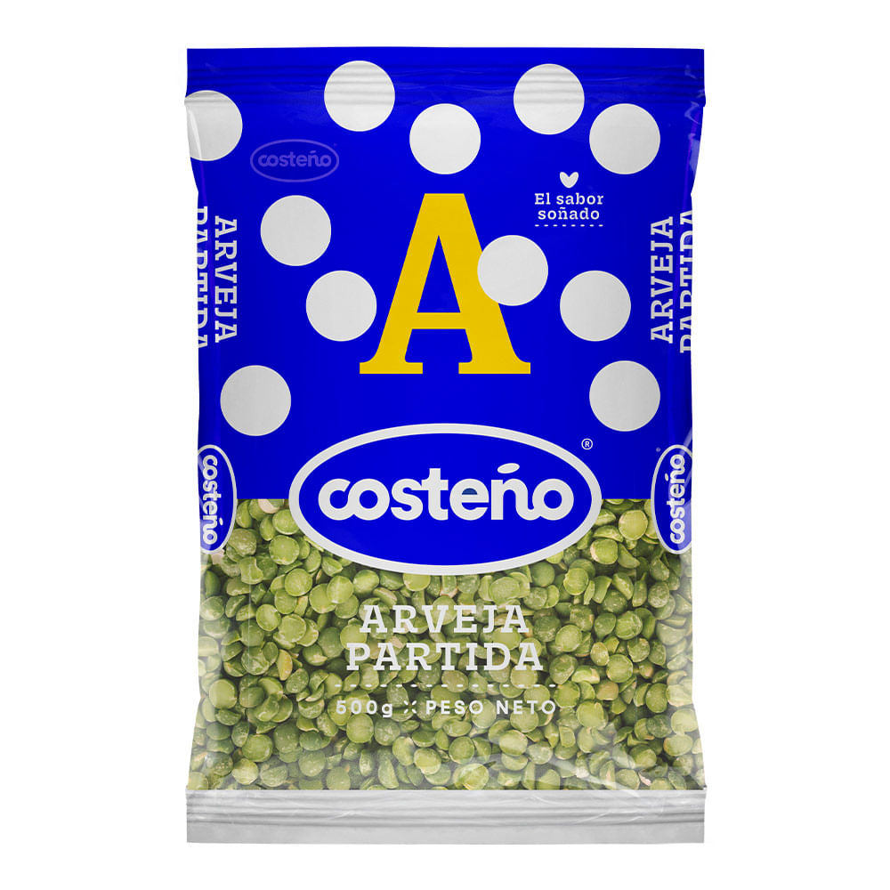 Arveja Partida Costeño 500g