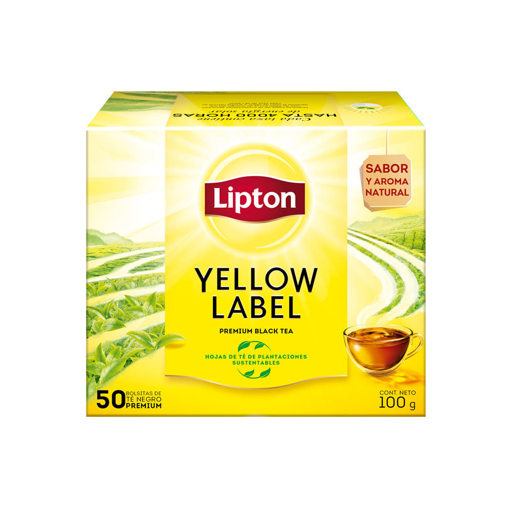 Té Lipton Yellow Label 50un