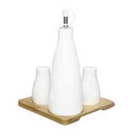 Set Envases para Aliño Blanco 4 Piezas