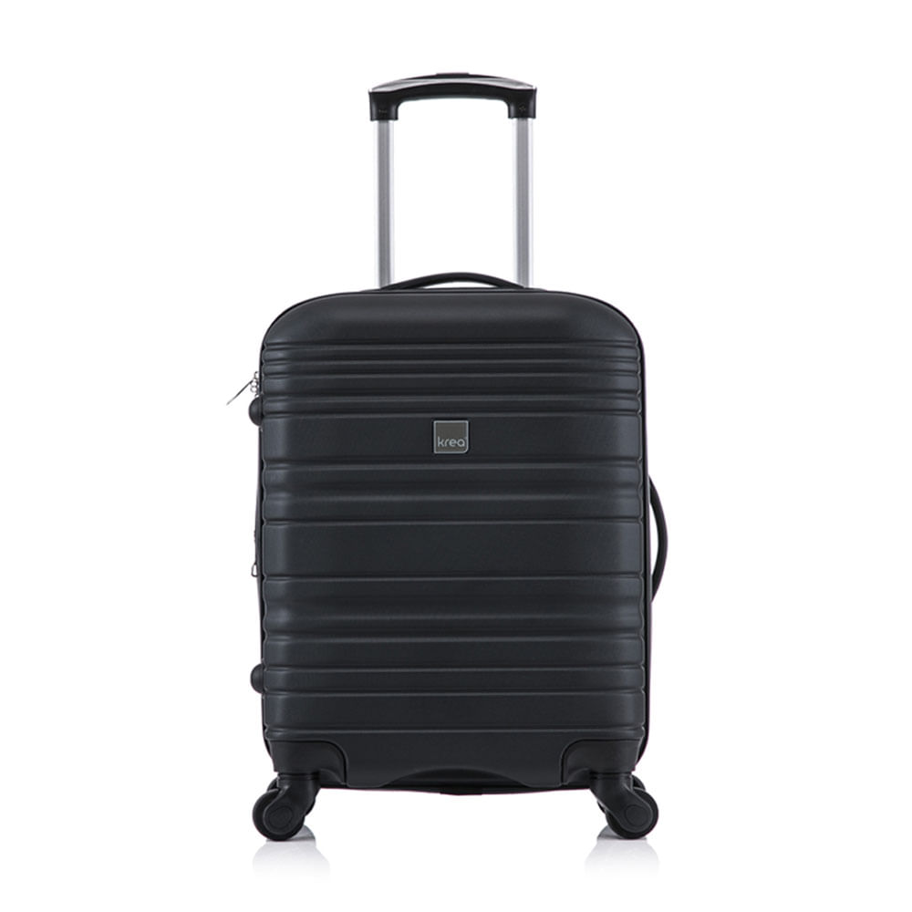 Maleta Krea Rígida 24 Negra 8 Ruedas