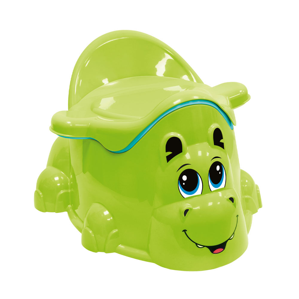 Bacín de Entrenamiento Reyplast con Tapa Verde