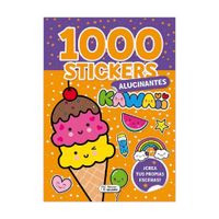 Libro 1000 Stickers Alucinantes Kawaii V&D Distribuidores