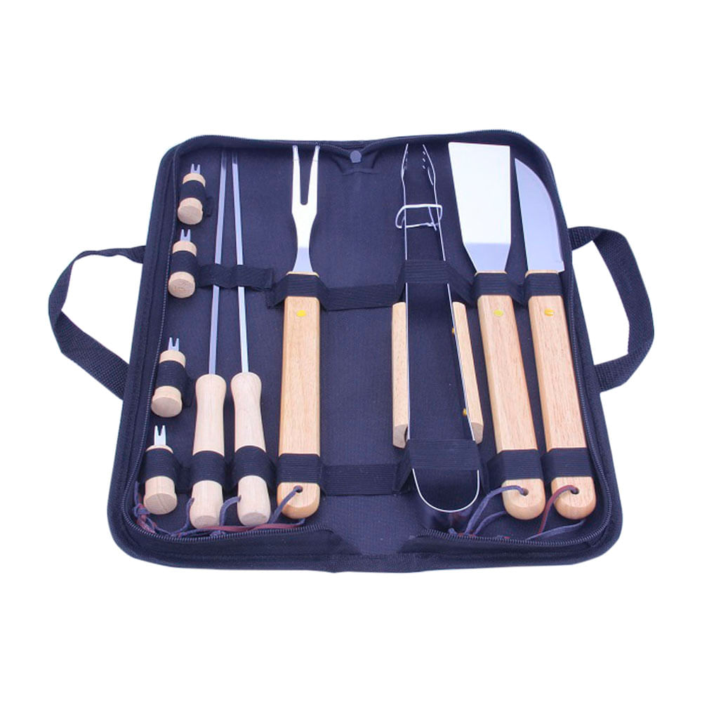 Set 10 Piezas Beef Maler BBQ con Estuche