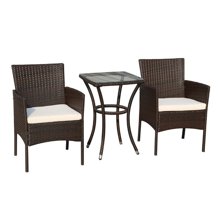 Set Bistro Rattan Praiano 3 Piezas