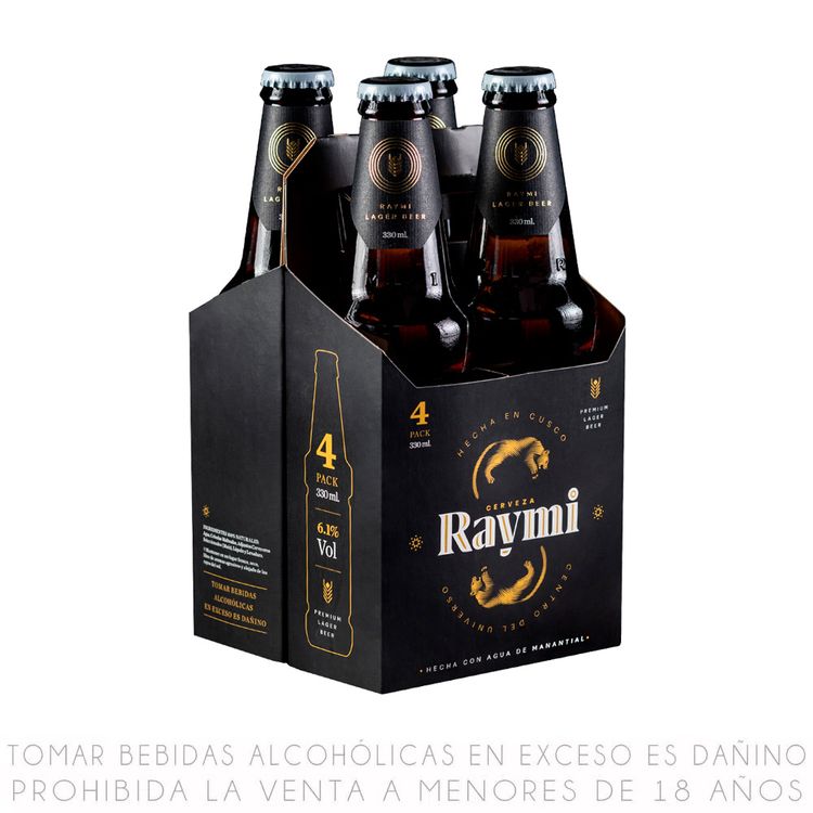 Fourpack Cerveza Artesanal Raymi Botella 330ml
