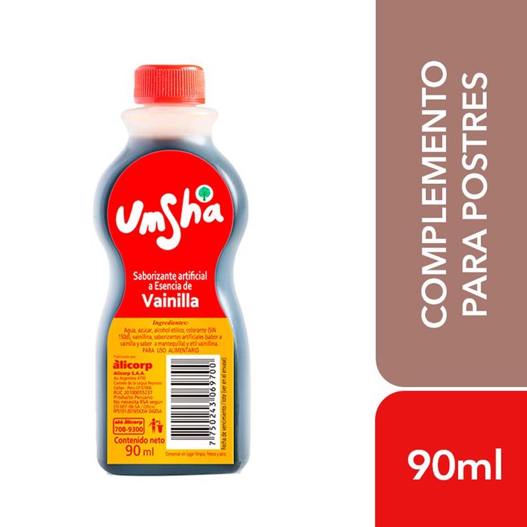 Saborizante Sabor Esencia de Vainilla Umsha 90ml