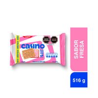 Pack x8 Galleta con Crema Casino Fresa Flow 43g