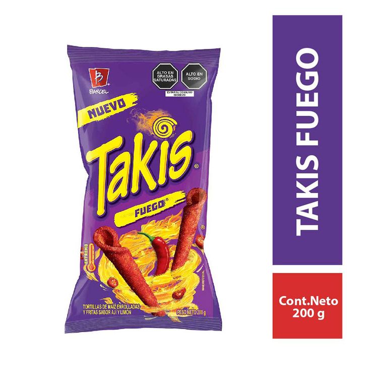 Tortillas Fritas Takis Fuego 200g