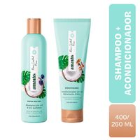 Pack Amarás Rizos Diosa Rulosa: Shampoo 400ml + Acondicionador 260ml