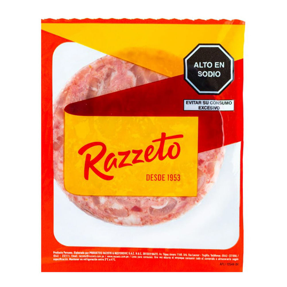 Chicharrón Prensado Razzeto 90 g