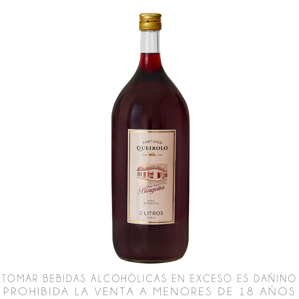 Vino Tinto Borgoña Santiago Queirolo Botella 2L