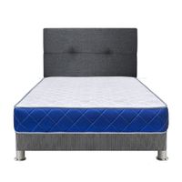 Dormitorio Forli Acqua Azul + Cabecera + Almohada 1.5 Plazas