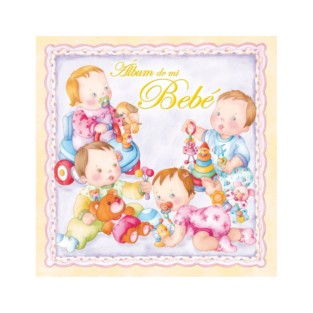 Libro Álbum de mi Bebe Amarillo