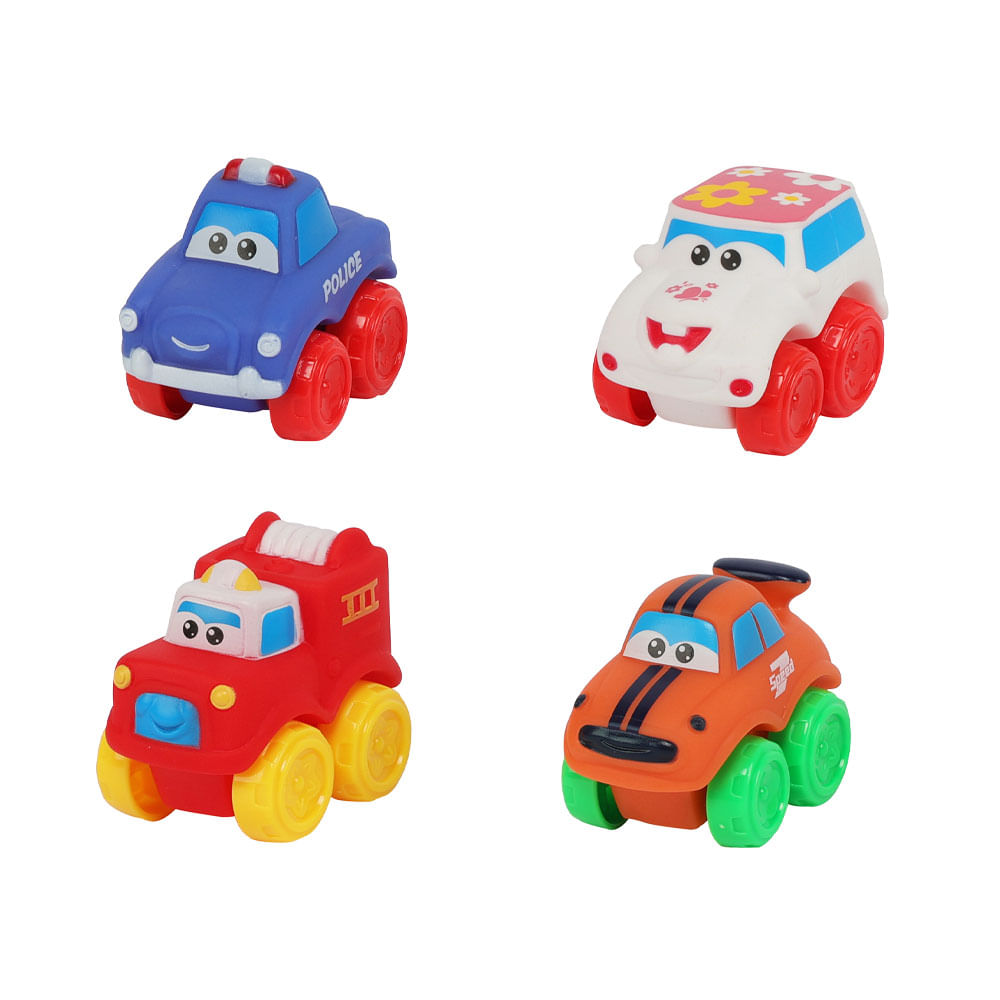 Pack 4 Autitos Vinyl Kids'N Play