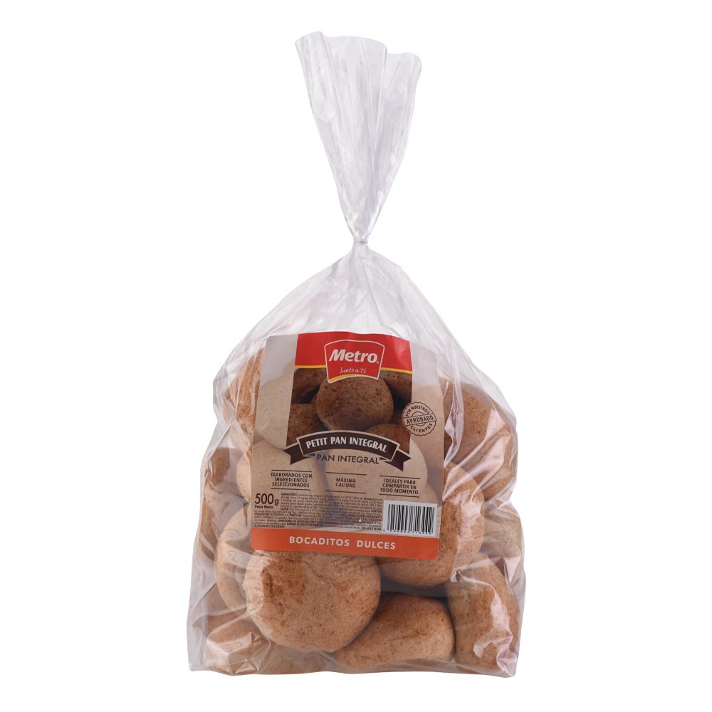 Petit Pan Integral Metro Bolsa 25 Unid
