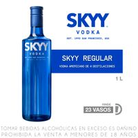 Vodka Skyy Botella 1L