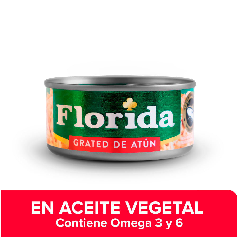 Grated de Atún en Aceite Vegetal Florida 140g