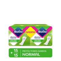 Twopack Protectores Diarios Nosotras Normal 15un