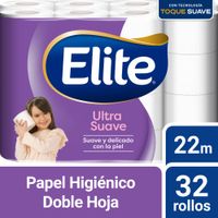 Papel Higiénico Doble Hoja Elite Ultra 32un.