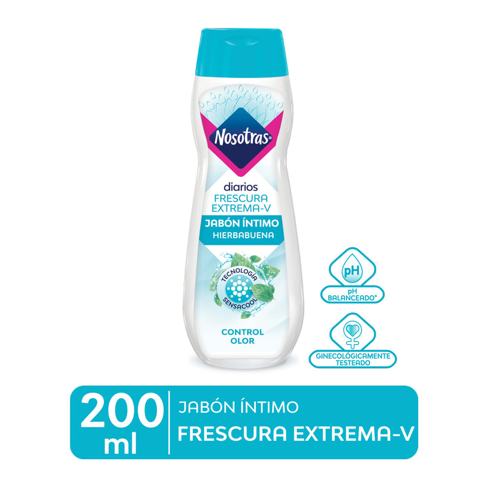 Jabón Íntimo Nosotras Frescura Extrema 200ml