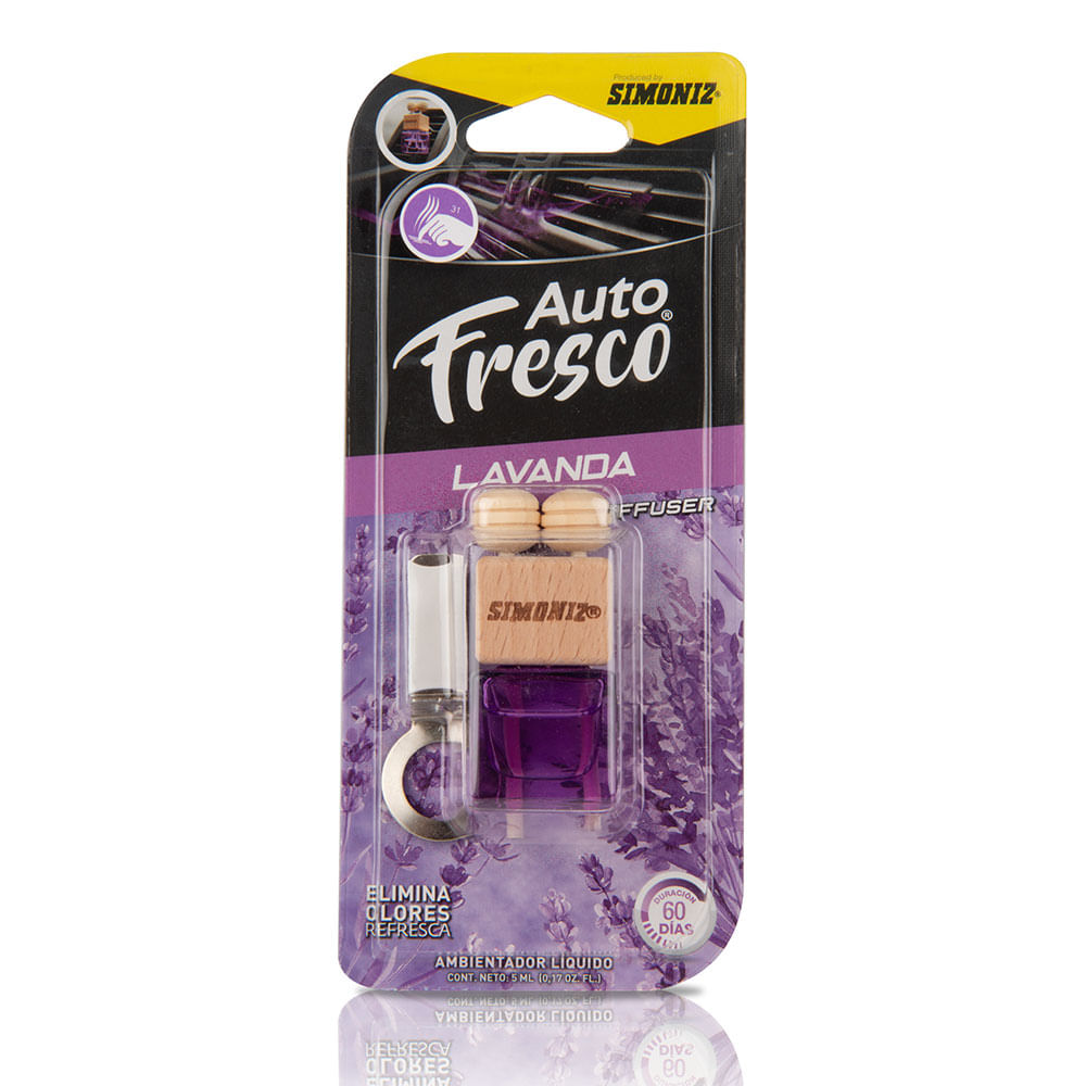 Ambientador Difusor Simoniz Cubo Auto Fresco Lavanda 5ml